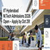 IIT Hyderabad Opens M.Tech Admissions for January 2026 Session; Apply by Without Gate